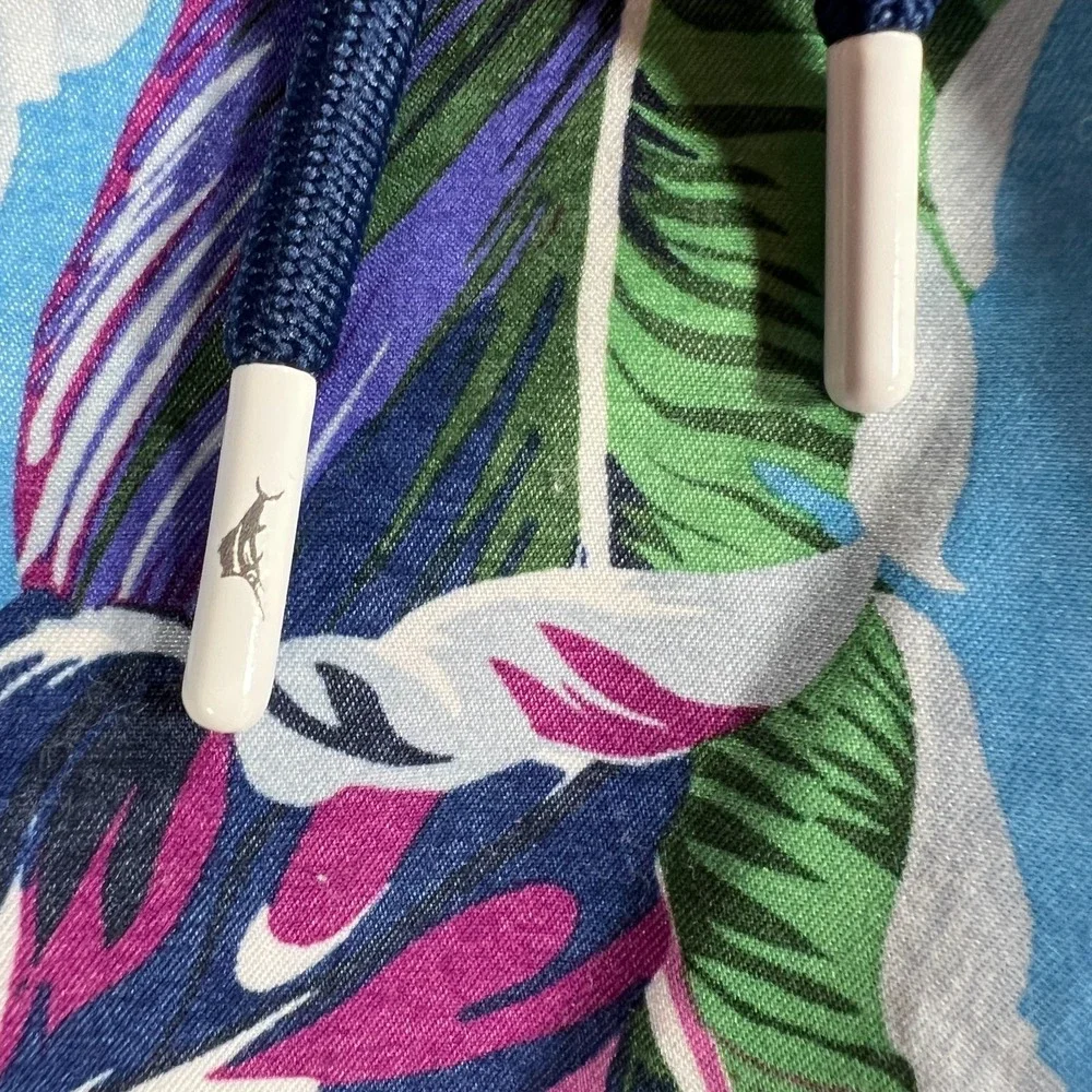 Tommy Bahama Swim Shorts Trunks Mens XL Extra Large Blue Floral Lined Beach Pool